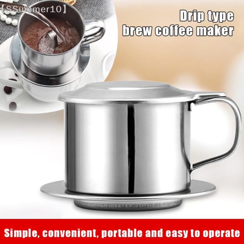 Coffee Extraction Equipment - 【SSummer10】Stainless Steel Vietnamese Coffee Dripper Maker