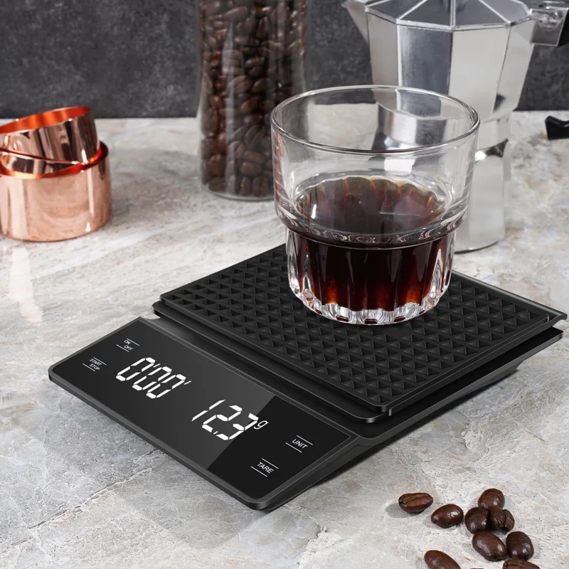 Scale Drip Timer - 3kg/0.1g Coffee Scale with Timer Kitchen