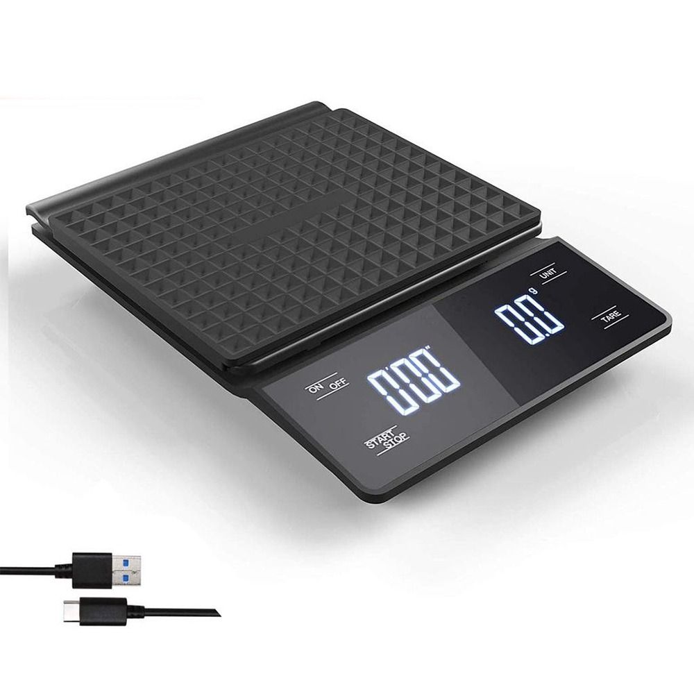 Scale Drip Timer - Hot LCD Display Kitchen Scales 3Kg/0.1G