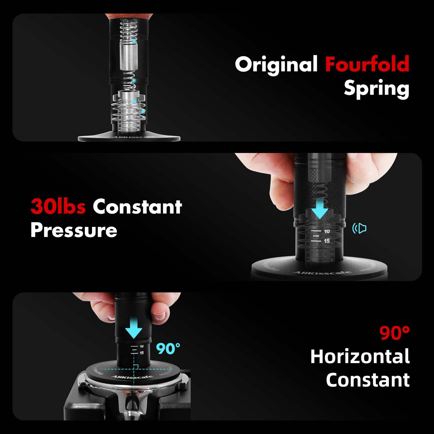 AliKisscafe Coffee Tamper Impa - Espresso Tamper Set incelemesi ve fiyatı