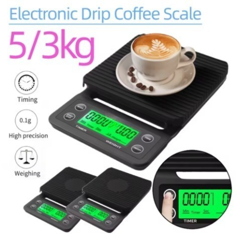 5/3kg LCD Electronic Drip Coff - Scale Drip Timer incelemesi ve fiyatı