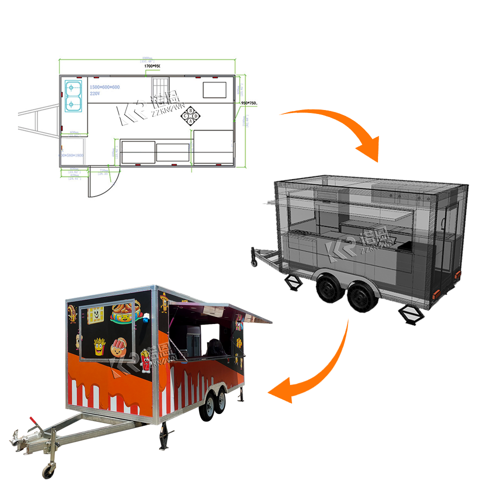 BBQ Concession Trailer Fully E - Coffee Equipment Manufacturers incelemesi ve fiyatı