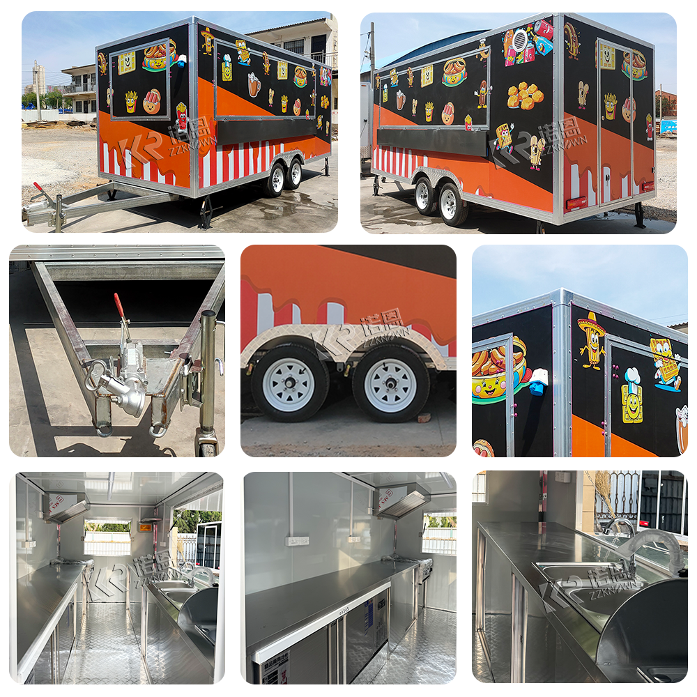 BBQ Concession Trailer Fully E - Coffee Equipment Manufacturers incelemesi ve fiyatı
