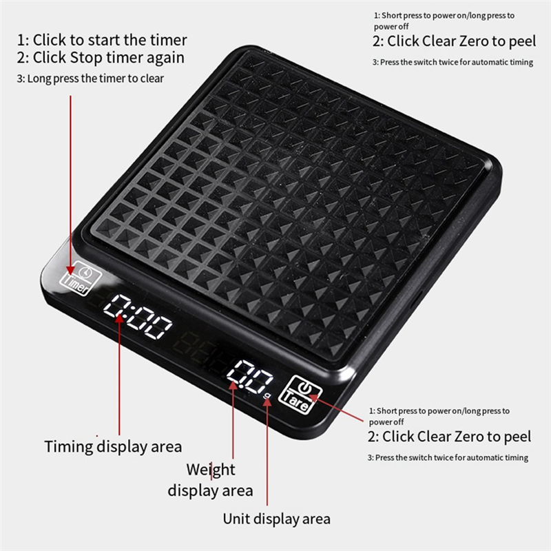 Digital Coffee Scale With Time - Scale Drip Timer incelemesi ve fiyatı