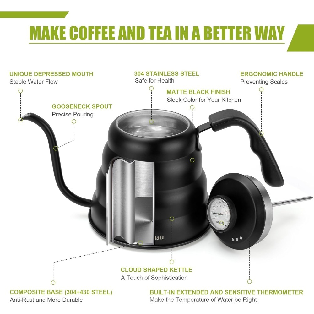 Stainless Steel Pour Over Coff - Coffee Quality Control incelemesi ve fiyatı