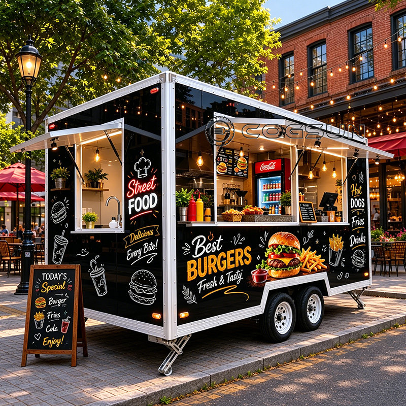COGSUN Concession BBQ Trailer  - Coffee Equipment Manufacturers incelemesi ve fiyatı