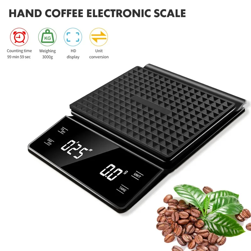 3kg/0.1g Coffee Scale with Tim - Scale Drip Timer incelemesi ve fiyatı