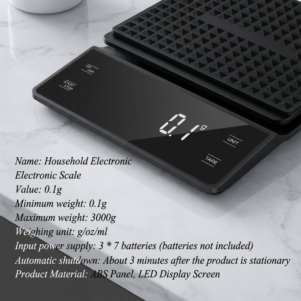 3kg/0.1g Coffee Scale with Tim - Scale Drip Timer incelemesi ve fiyatı