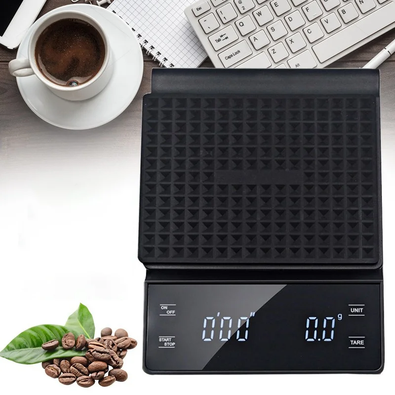 3kg/0.1g Coffee Scale with Tim - Scale Drip Timer incelemesi ve fiyatı
