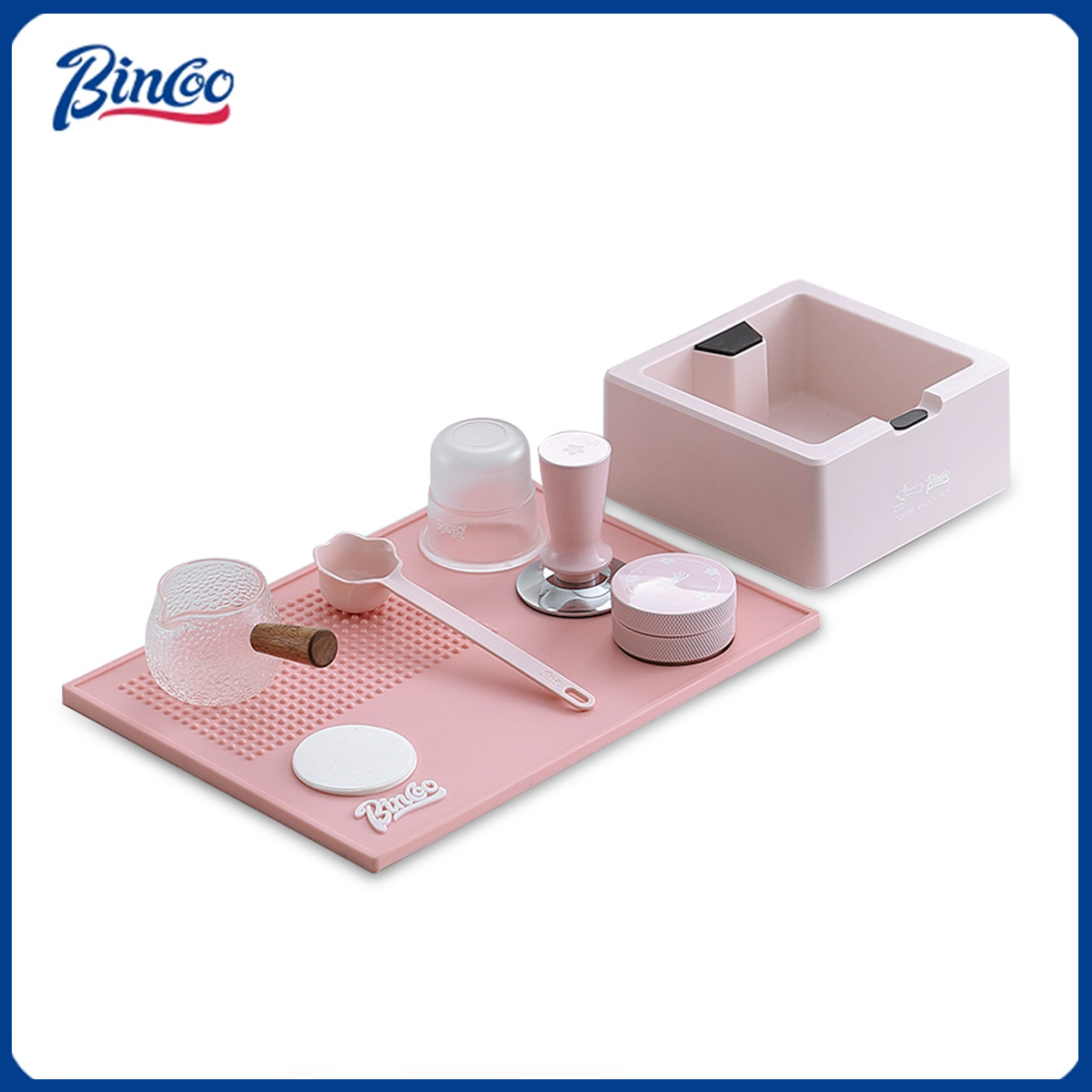 Bincoo Pink Espresso 51mm-58mm - Espresso Tamper Set incelemesi ve fiyatı