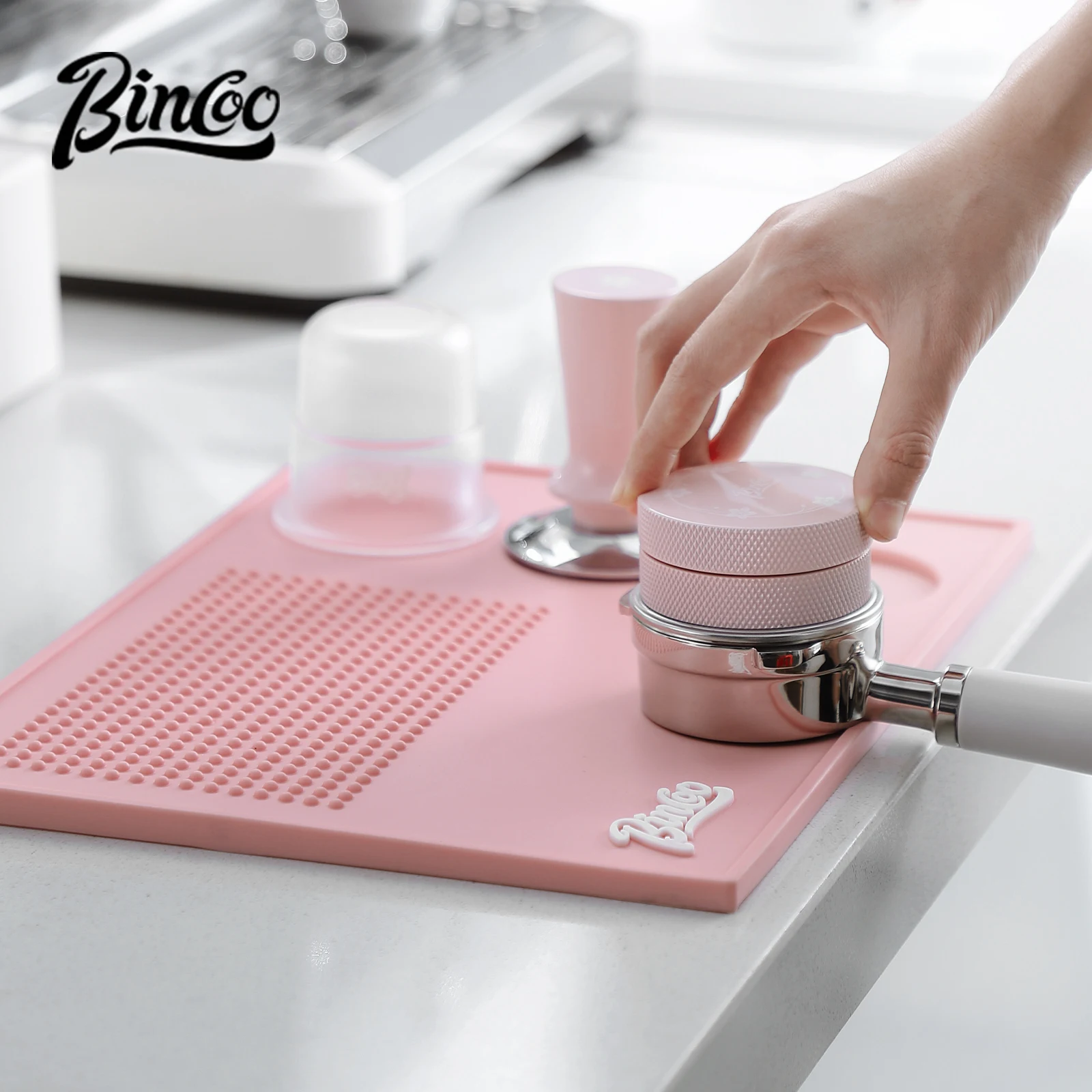 Bincoo Pink Espresso 51mm-58mm - Espresso Tamper Set incelemesi ve fiyatı